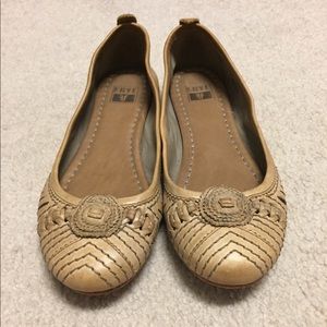 Frye leather flats